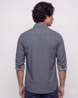 Men’s Charcoal Grey Casual Shirt