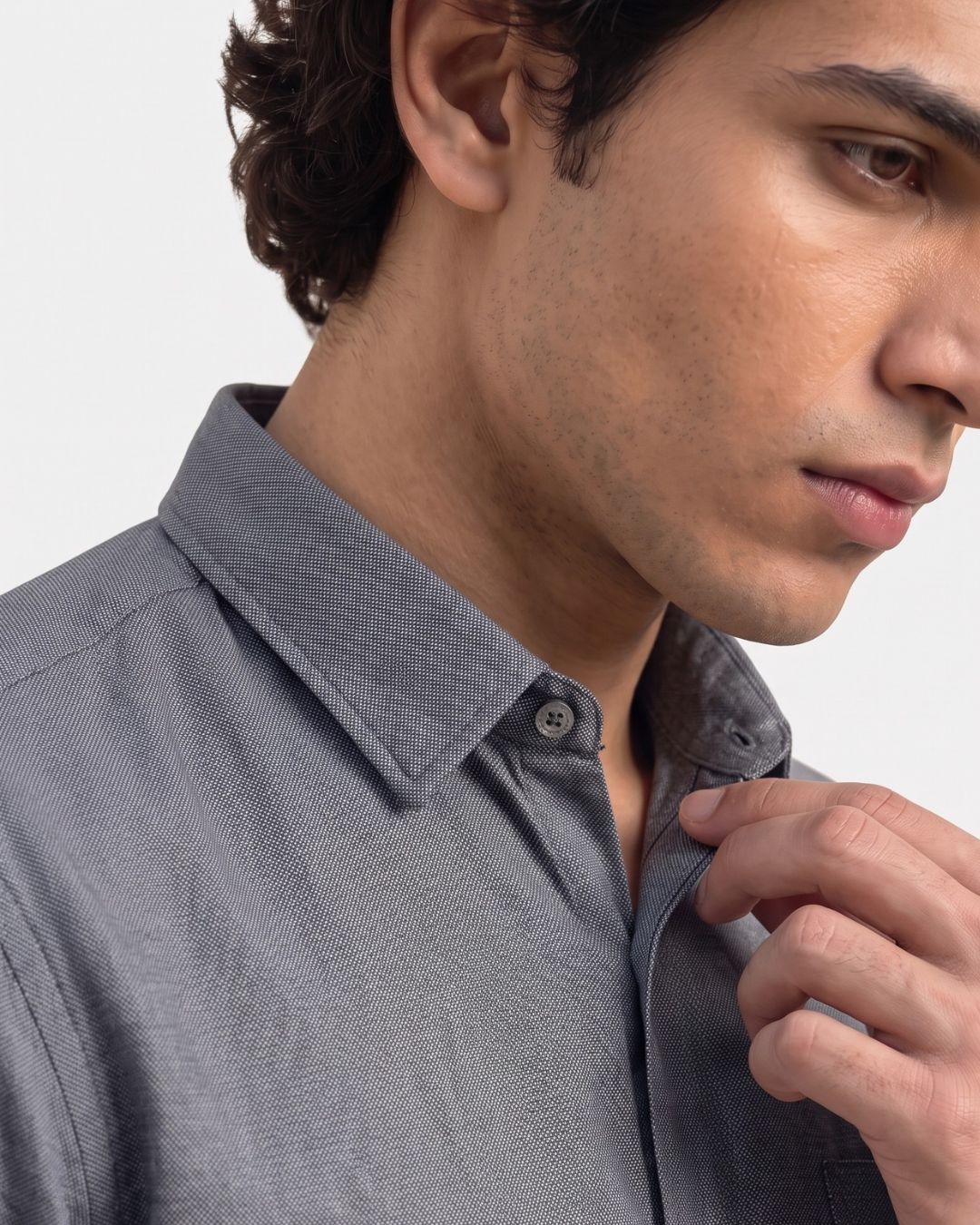 Men’s Charcoal Grey Casual Shirt