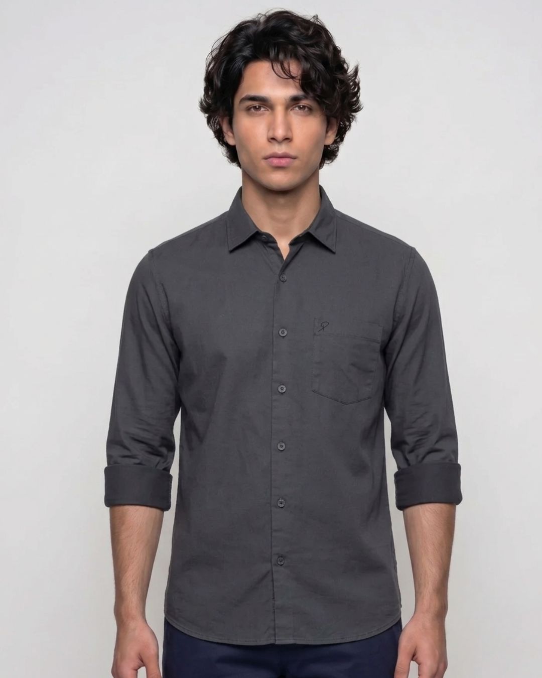 Men’s Black Full Sleeve Casual Shirt