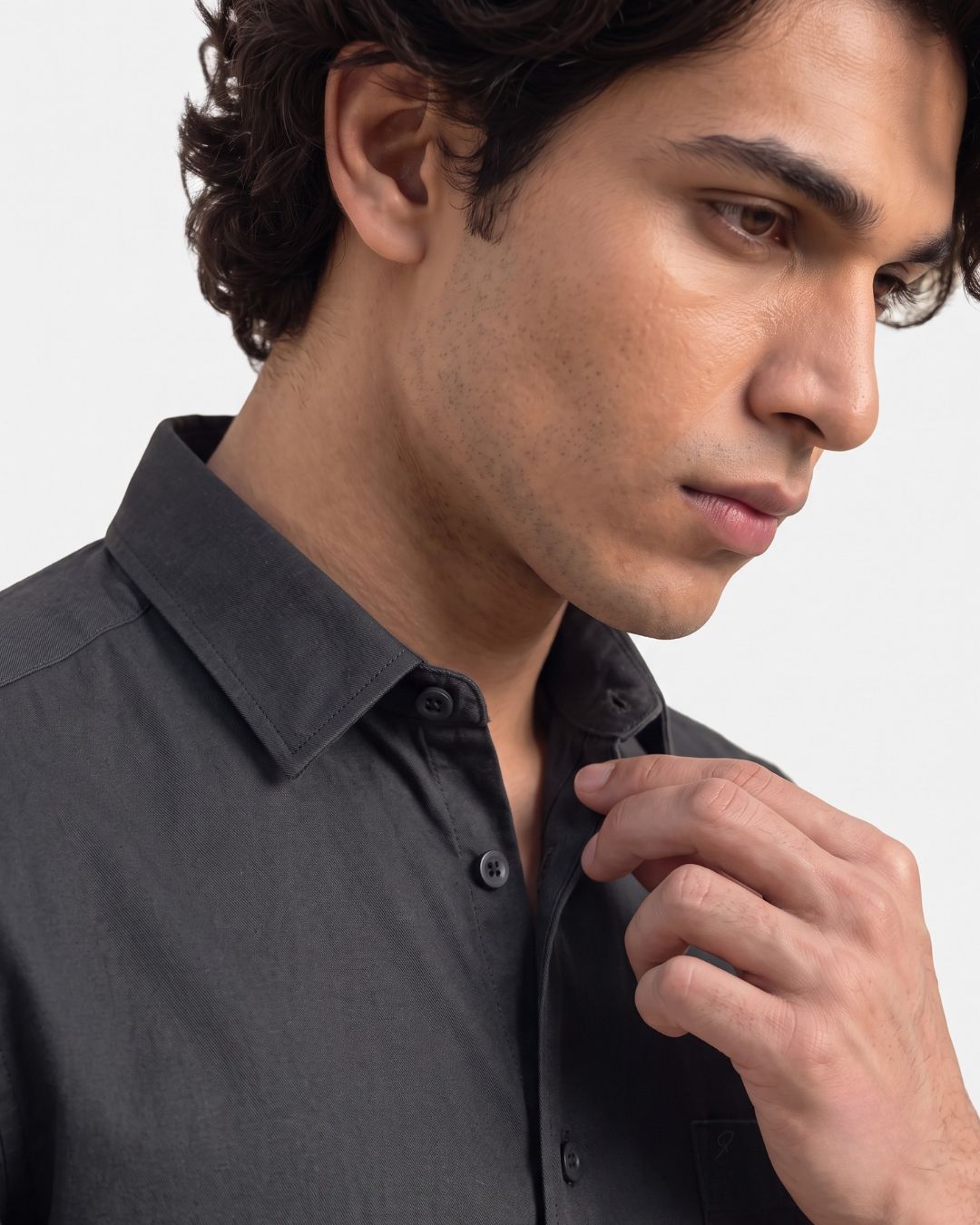 Men’s Black Full Sleeve Casual Shirt