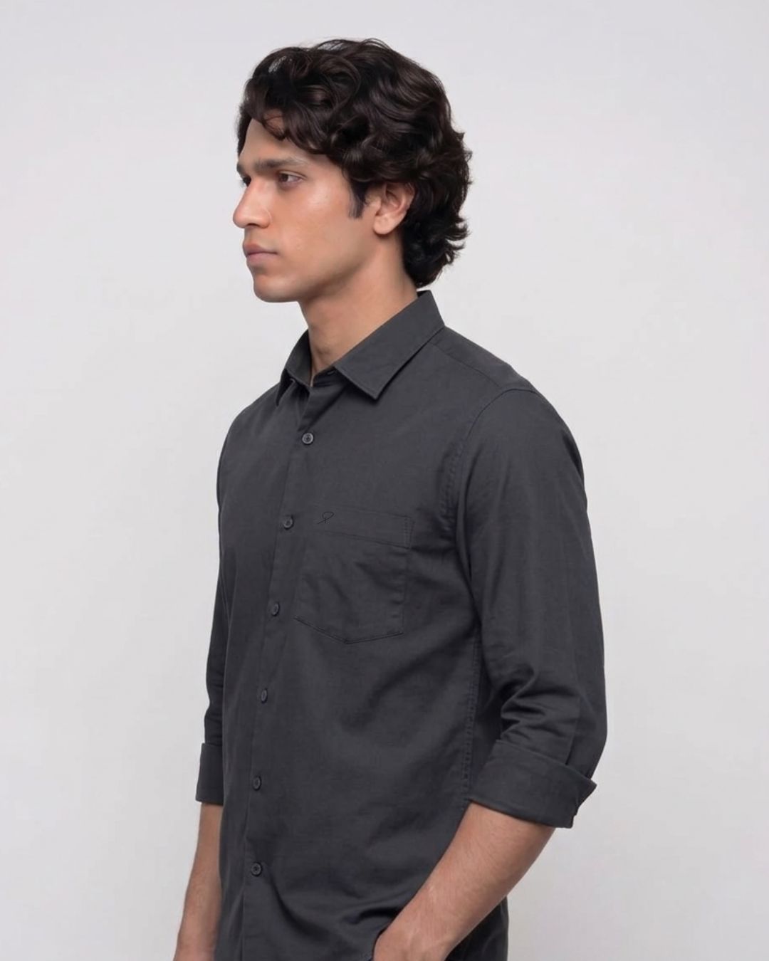 Men’s Black Full Sleeve Casual Shirt