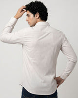 Men’s Off-White Check Casual Shirt