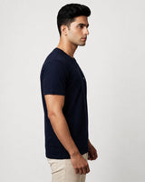 Men's Navy Blue Regular Fit T-Shirt