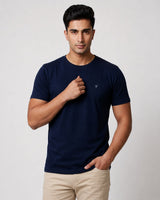 Men's Navy Blue Regular Fit T-Shirt