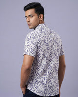 Yellow Pepper Leaf Print Shirt