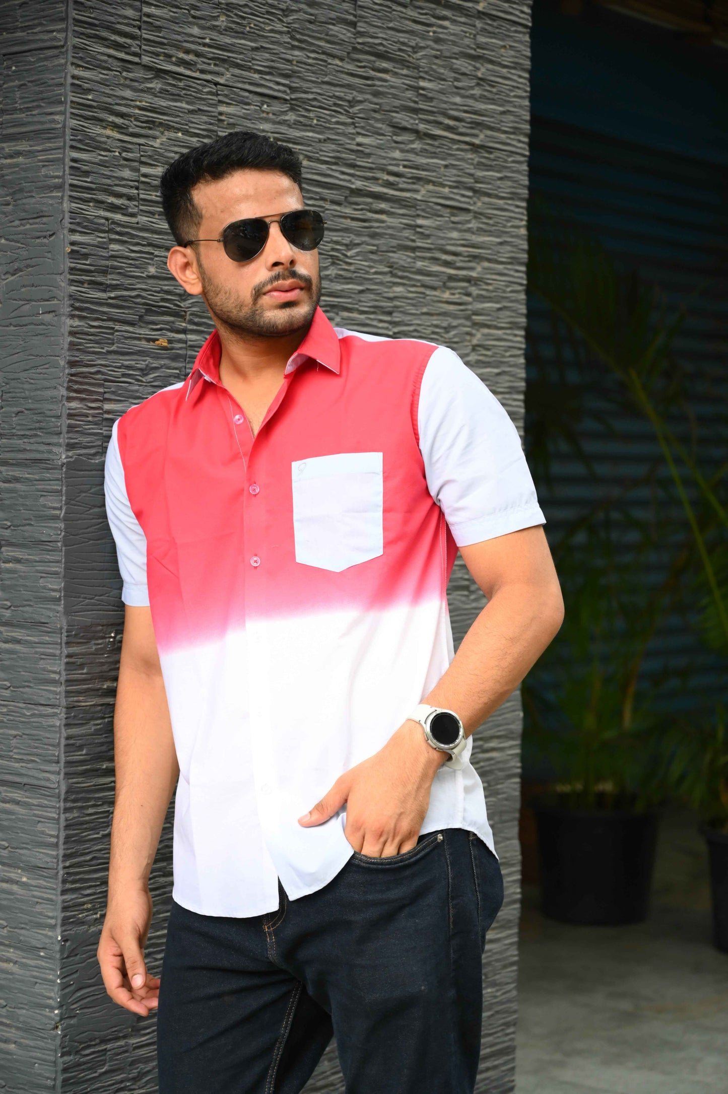 Half-Sleeve Tri Colour