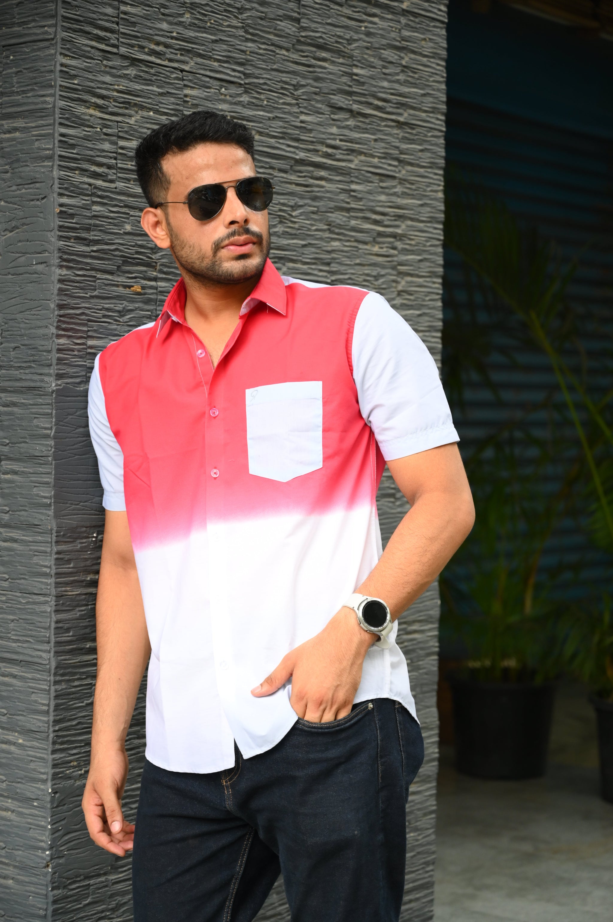 Half-Sleeve Tri Colour